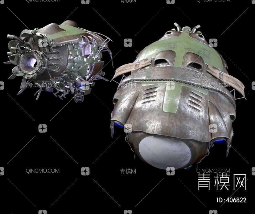 飞船3D模型下载【ID:406822】