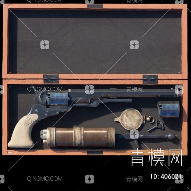 手枪3D模型下载【ID:406021】