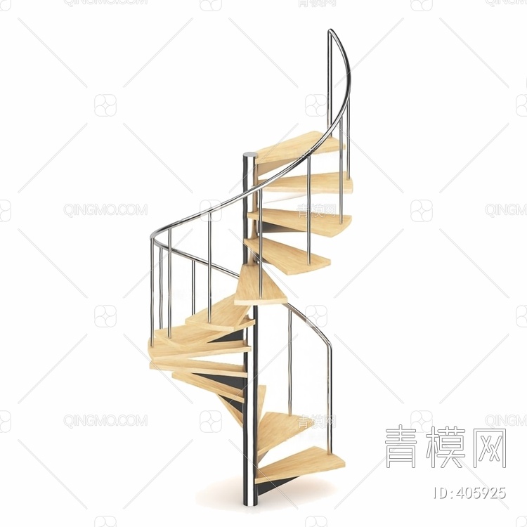旋转楼梯3D模型下载【ID:405925】