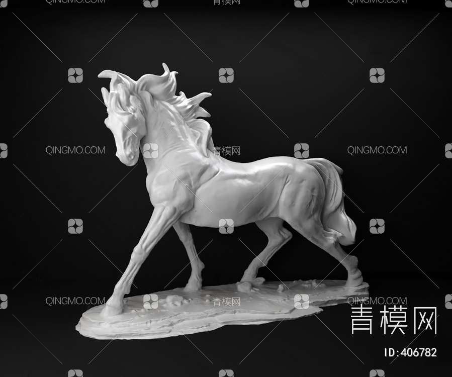 雕塑3D模型下载【ID:406782】