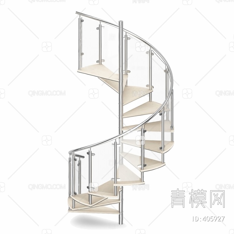 旋转楼梯3D模型下载【ID:405927】