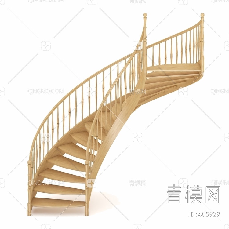 旋转楼梯3D模型下载【ID:405929】