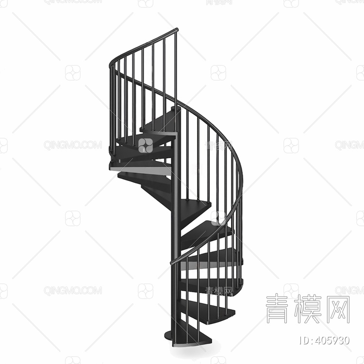 旋转楼梯3D模型下载【ID:405930】