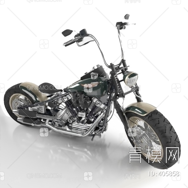 摩托车3D模型下载【ID:405858】