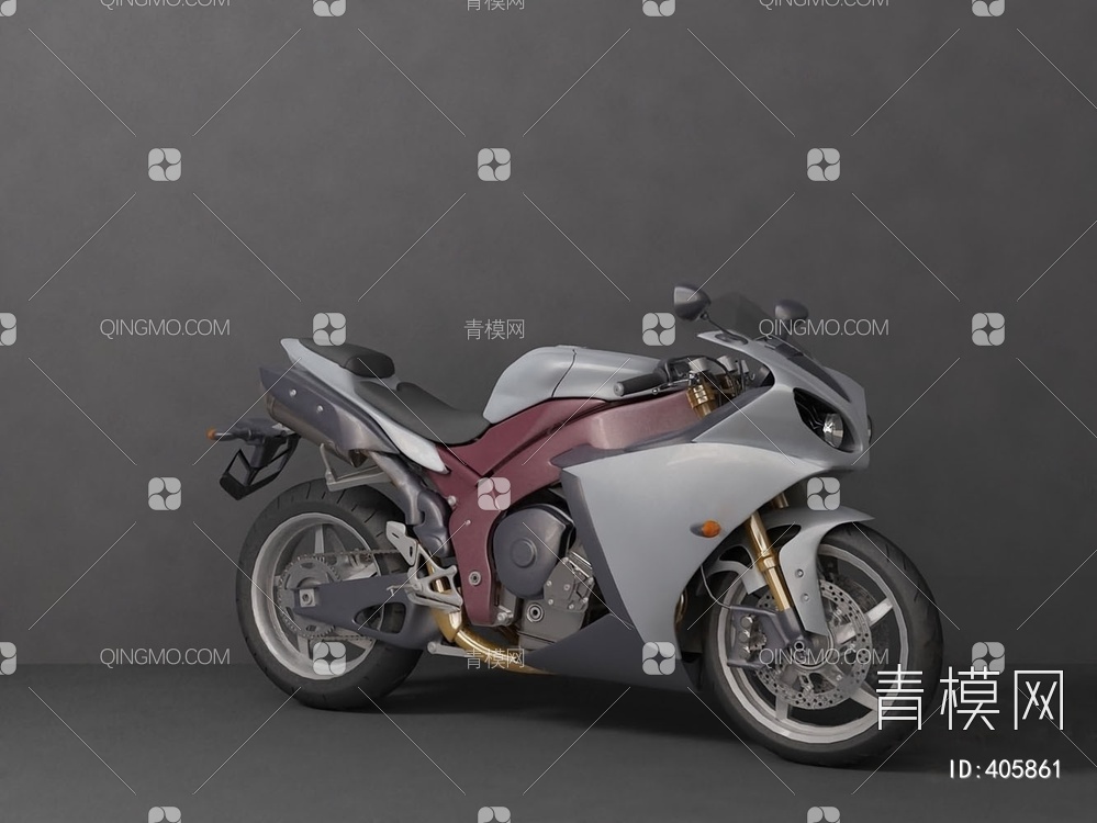 摩托车3D模型下载【ID:405861】