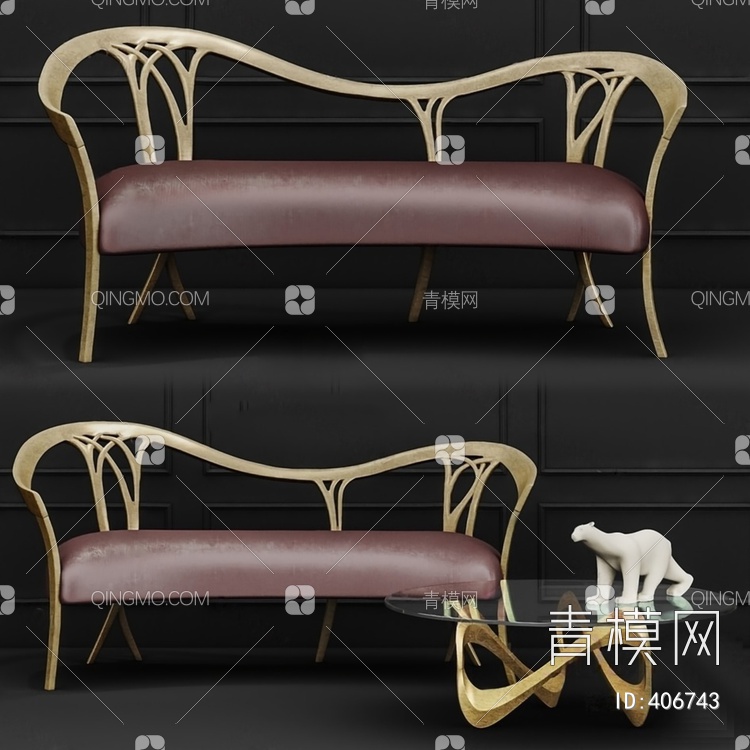 沙发3D模型下载【ID:406743】