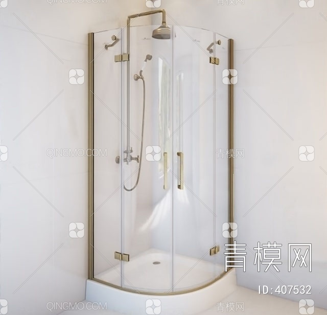 淋浴房3D模型下载【ID:407532】