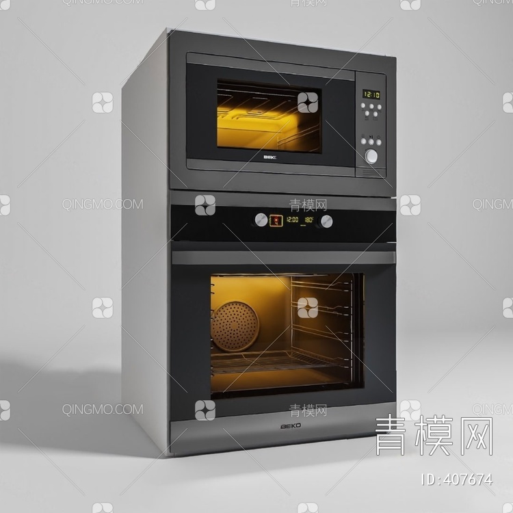 烤箱3D模型下载【ID:407674】