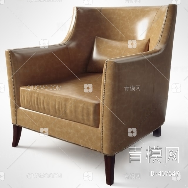 沙发椅3D模型下载【ID:407547】