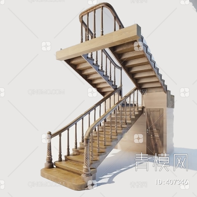 楼梯3D模型下载【ID:407346】