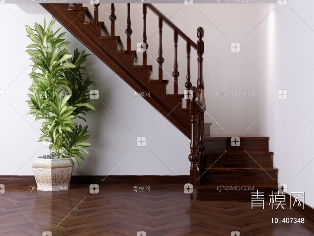 楼梯3D模型下载【ID:407348】