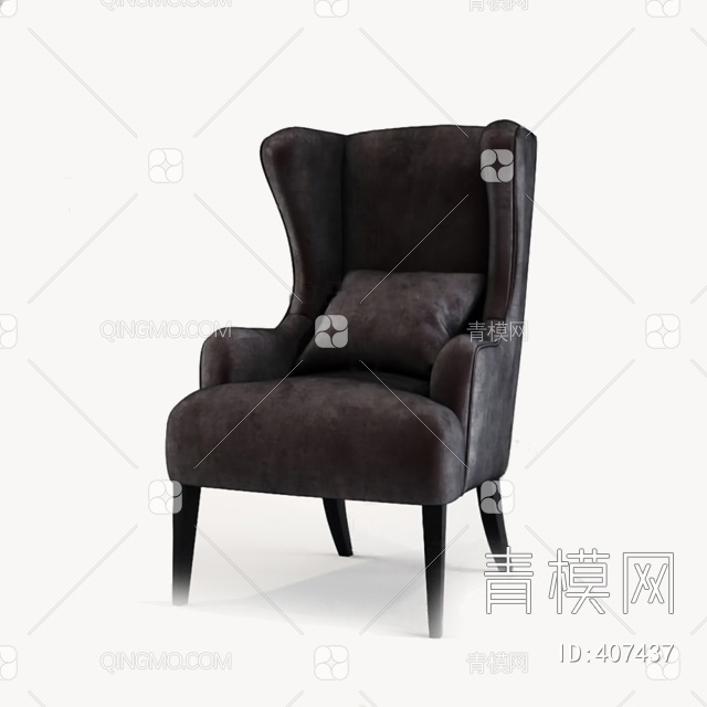 沙发椅3D模型下载【ID:407437】