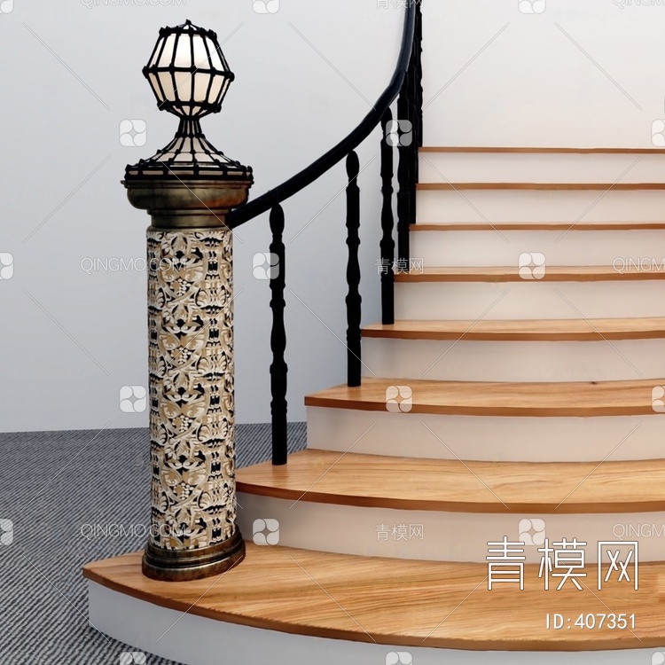 楼梯3D模型下载【ID:407351】