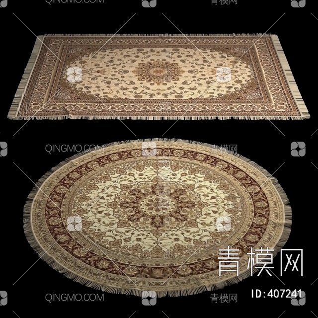 地毯3D模型下载【ID:407241】