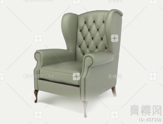 沙发椅3D模型下载【ID:407368】