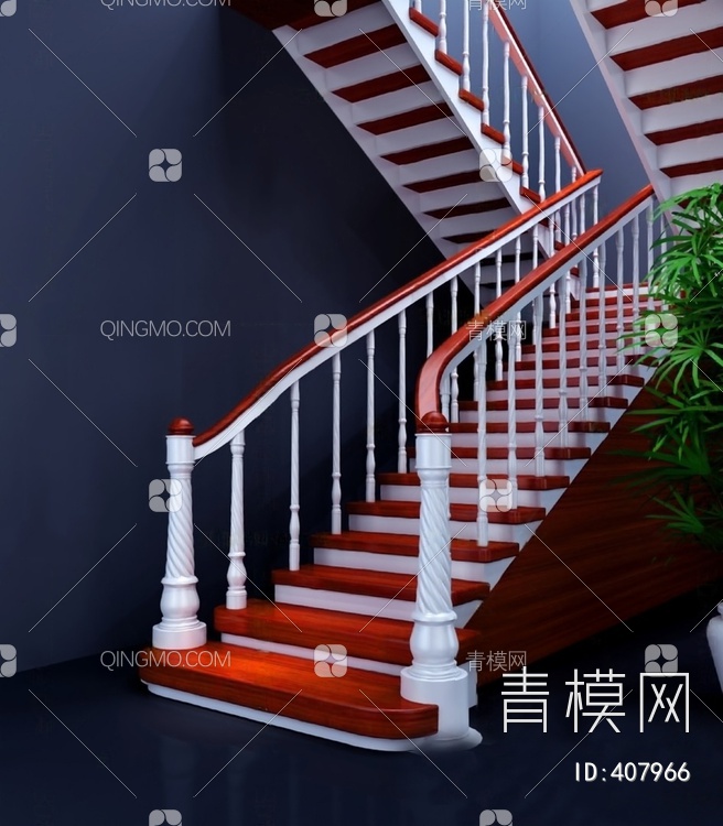 楼梯3D模型下载【ID:407966】