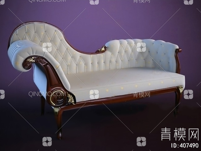 贵妃椅3D模型下载【ID:407490】
