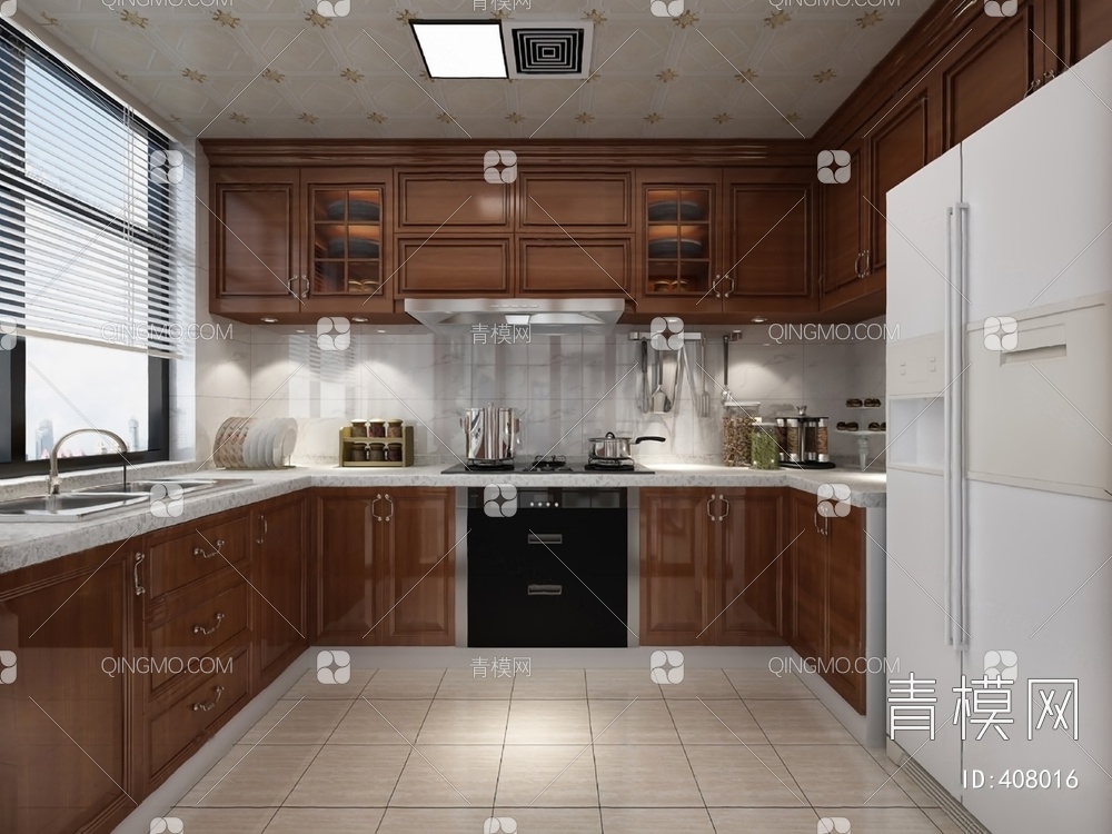 厨房3D模型下载【ID:408016】
