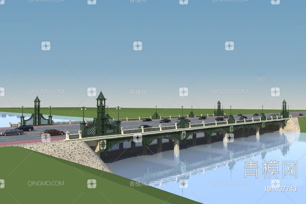桥3D模型下载【ID:407743】