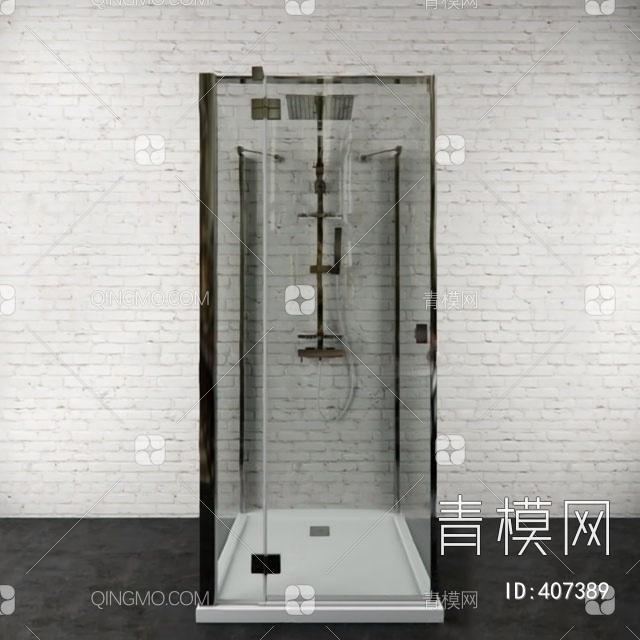 淋浴房3D模型下载【ID:407389】