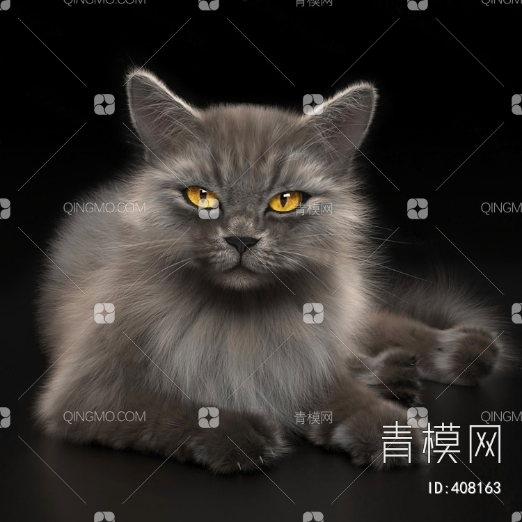 猫3D模型下载【ID:408163】