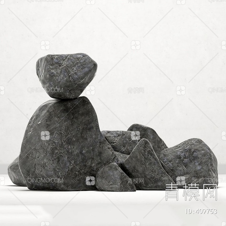 石头3D模型下载【ID:409753】