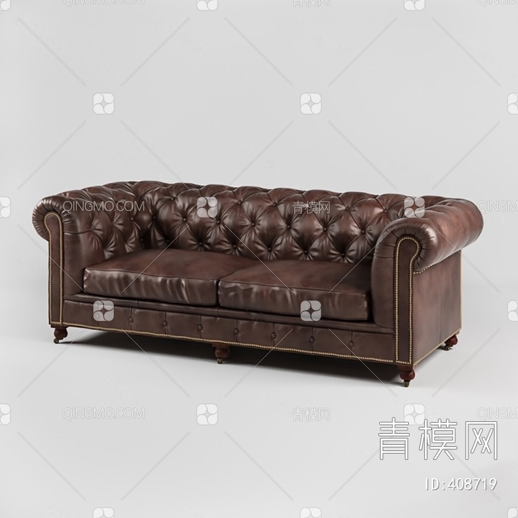 双人沙发3D模型下载【ID:408719】