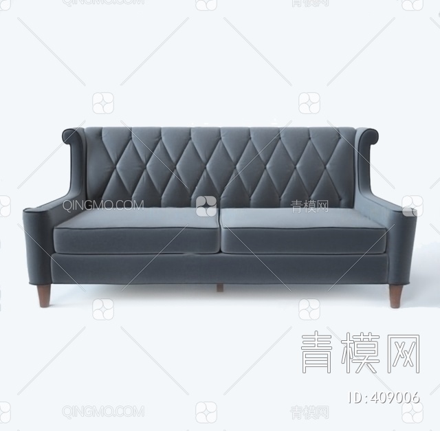 双人沙发3D模型下载【ID:409006】