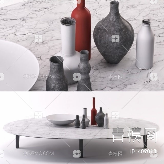 陶瓷器皿3D模型下载【ID:409013】