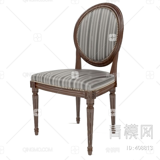 餐椅3D模型下载【ID:408813】