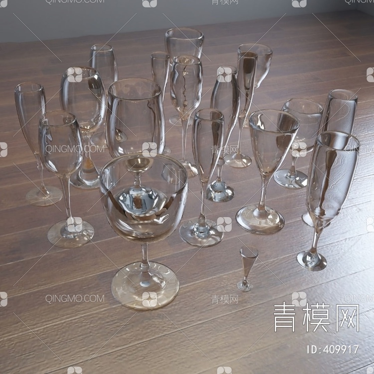 酒杯3D模型下载【ID:409917】