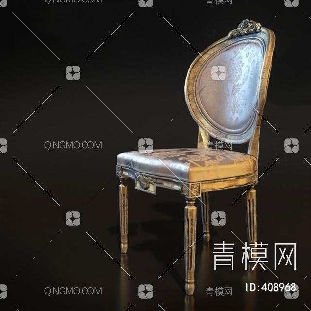 餐椅3D模型下载【ID:408968】