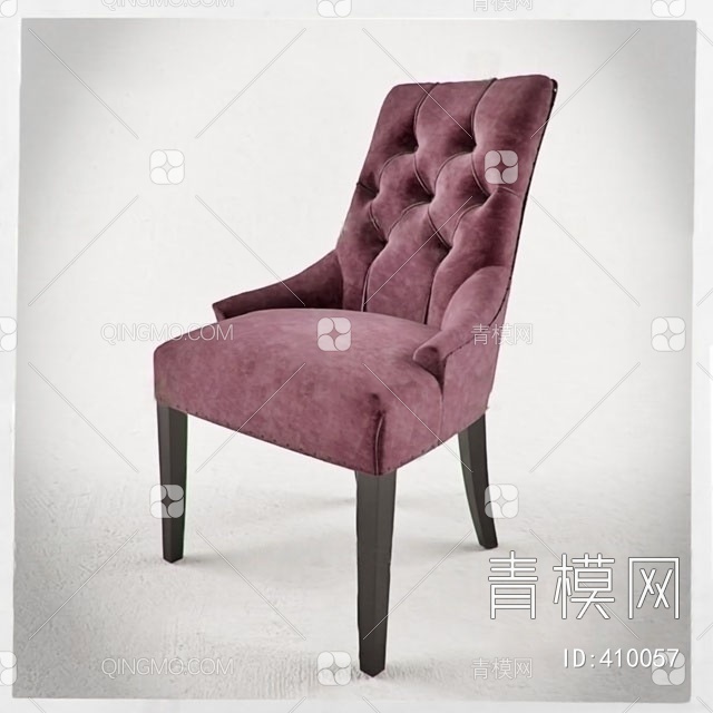 餐椅3D模型下载【ID:410057】