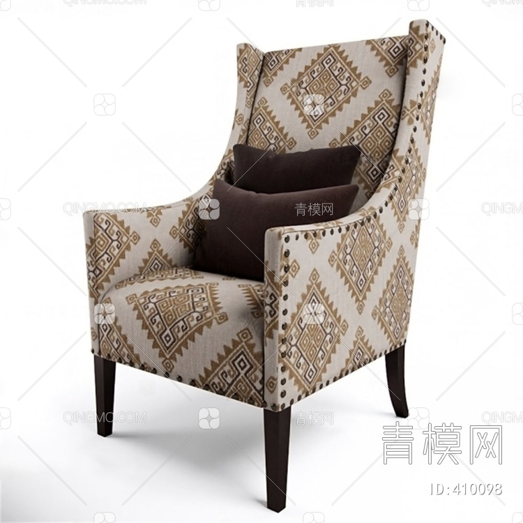 沙发椅3D模型下载【ID:410098】