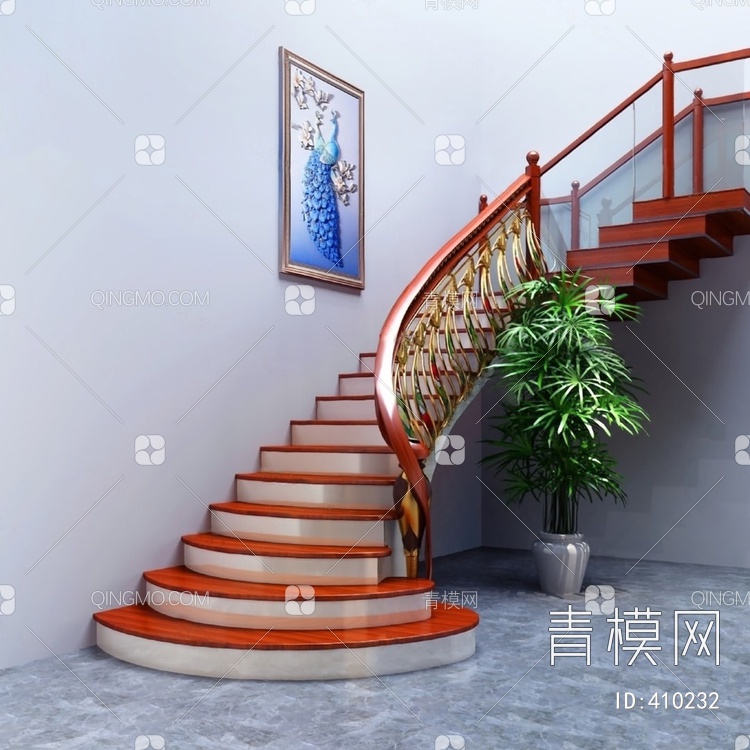 楼梯3D模型下载【ID:410232】