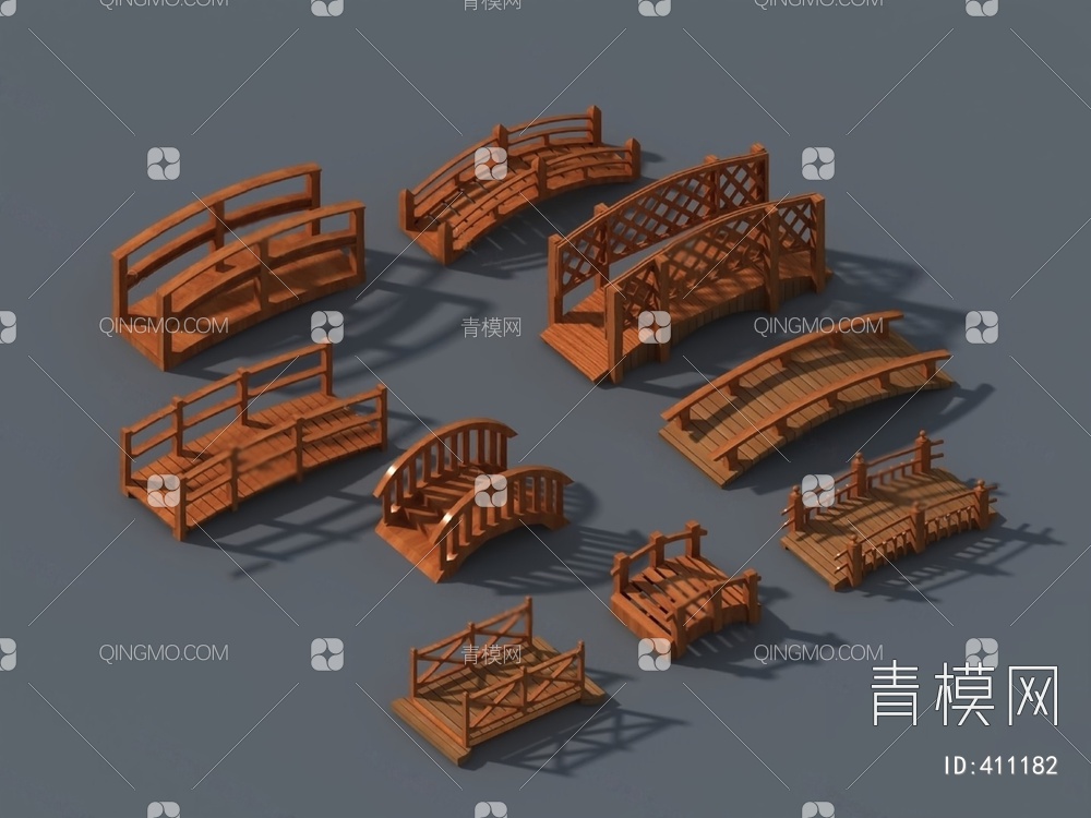 木桥3D模型下载【ID:411182】
