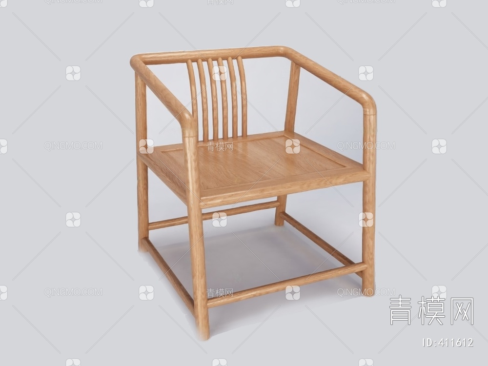 扶手椅3D模型下载【ID:411612】