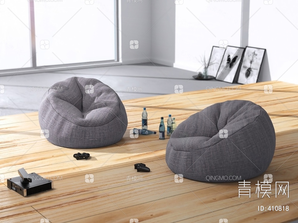 懒人沙发3D模型下载【ID:410818】