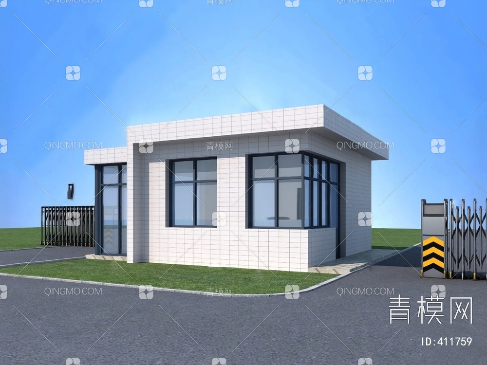 保安亭3D模型下载【ID:411759】