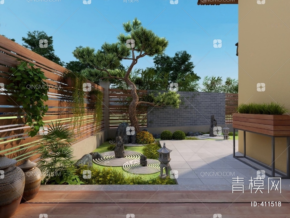 庭院3D模型下载【ID:411518】