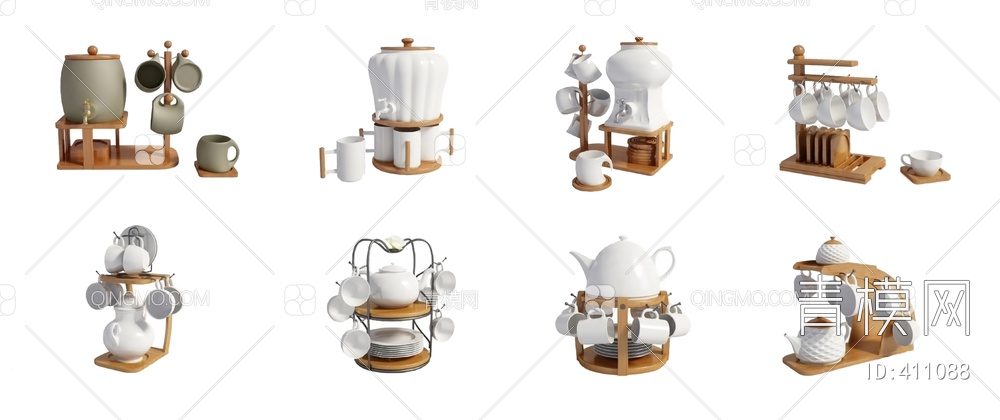 茶杯架3D模型下载【ID:411088】