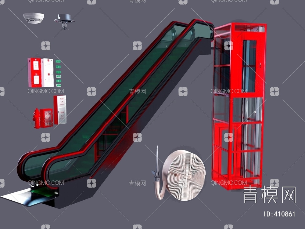 电梯3D模型下载【ID:410861】