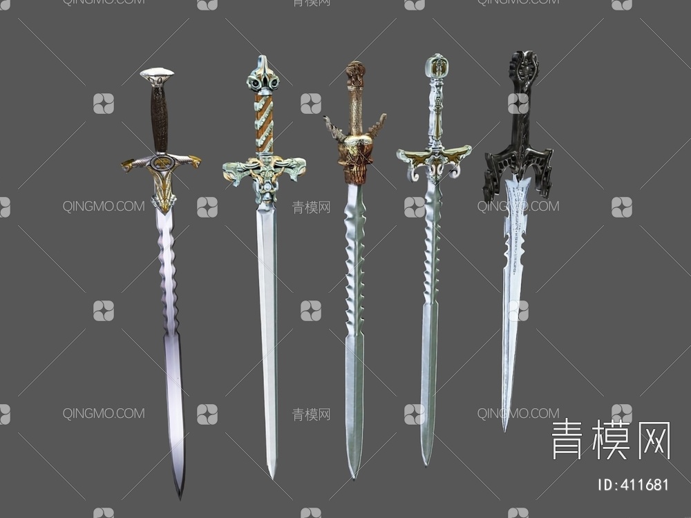 剑3D模型下载【ID:411681】