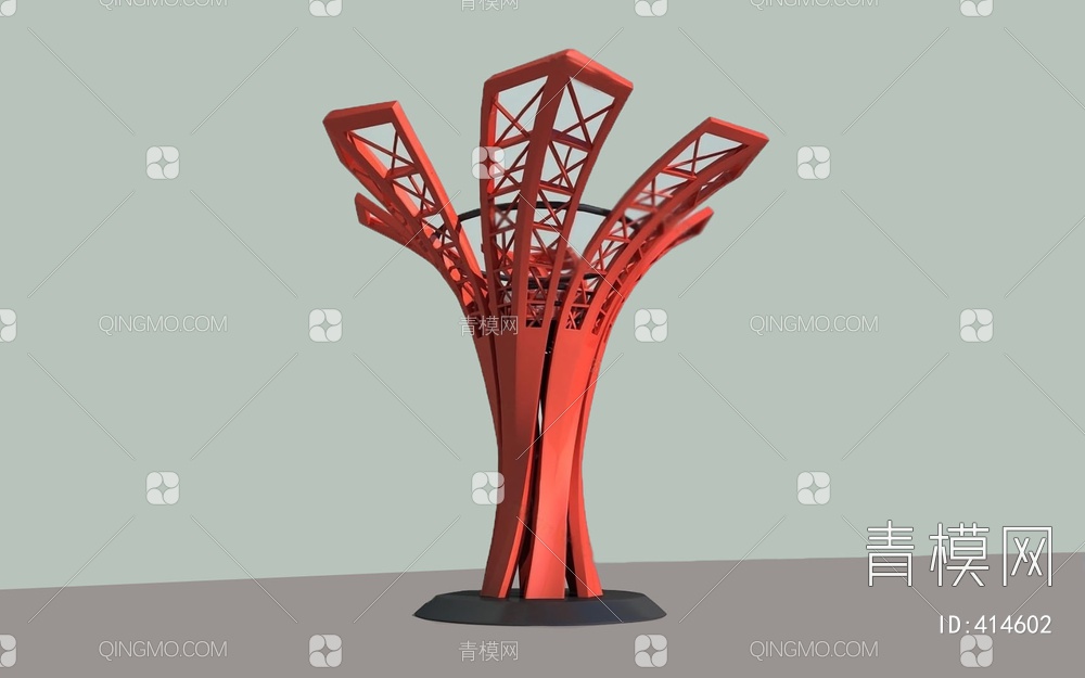 城市雕塑3D模型下载【ID:414602】