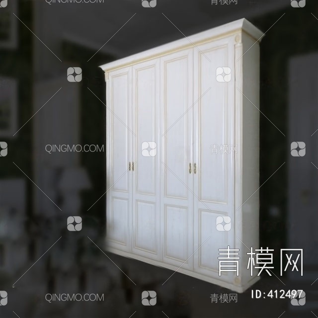 衣柜3D模型下载【ID:412497】