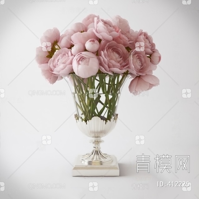 花瓶3D模型下载【ID:412225】