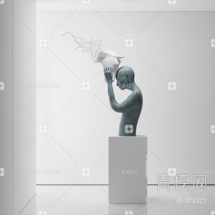 雕塑3D模型下载【ID:414322】