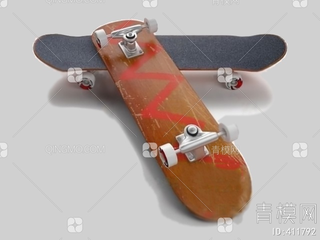 滑板3D模型下载【ID:411792】