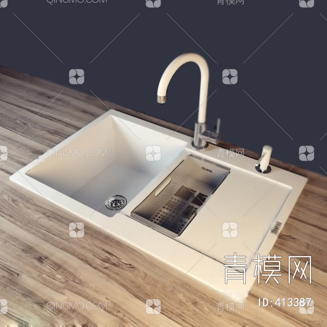 洗菜盆3D模型下载【ID:413387】
