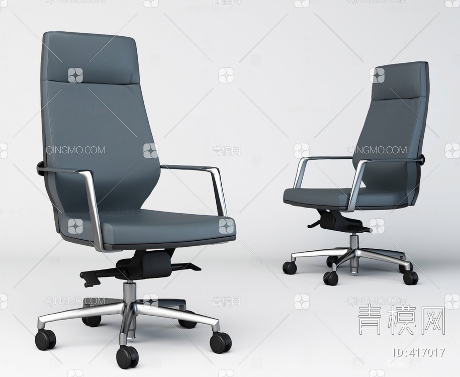 办公椅3D模型下载【ID:417017】